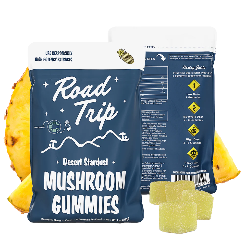 Road Trip Desert Stardust Mushroom Gummies - Pineapple