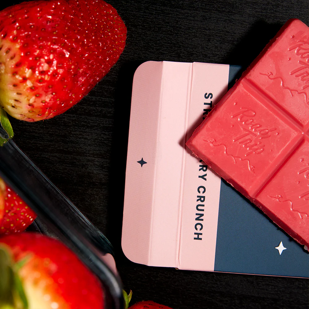 Road Trip Desert Stardust Mushroom Chocolate Bar - Strawberry Crunch