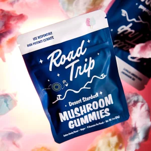 Road Trip Desert Stardust Mushroom Gummies Cotton Candy